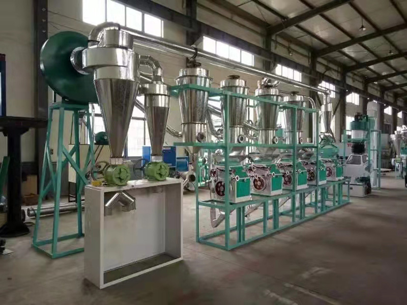 5台磨锥筛出粉设备 