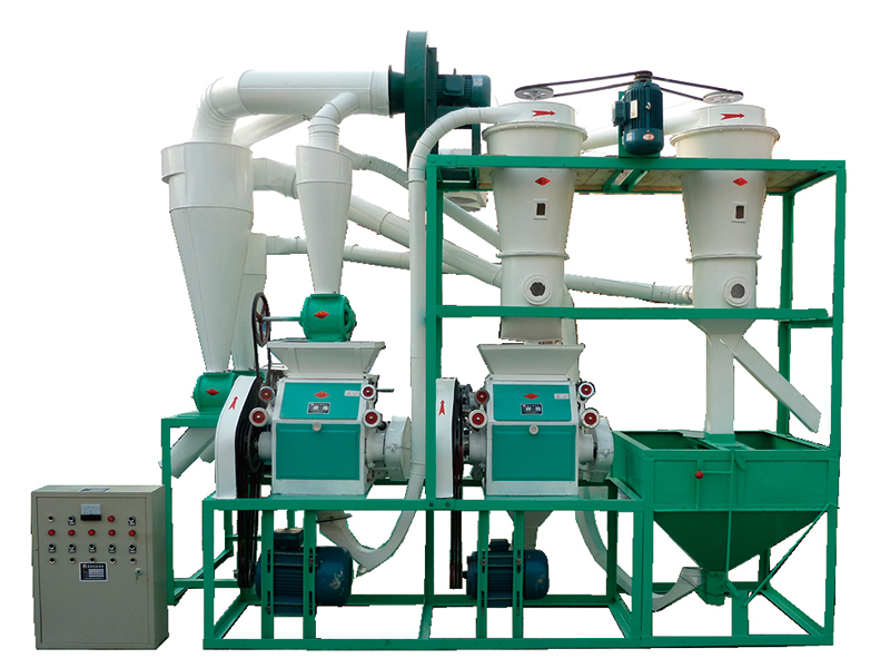 2台磨小型面粉机