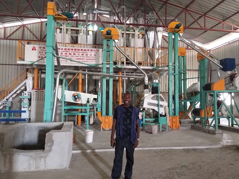 安哥拉40吨玉米设备